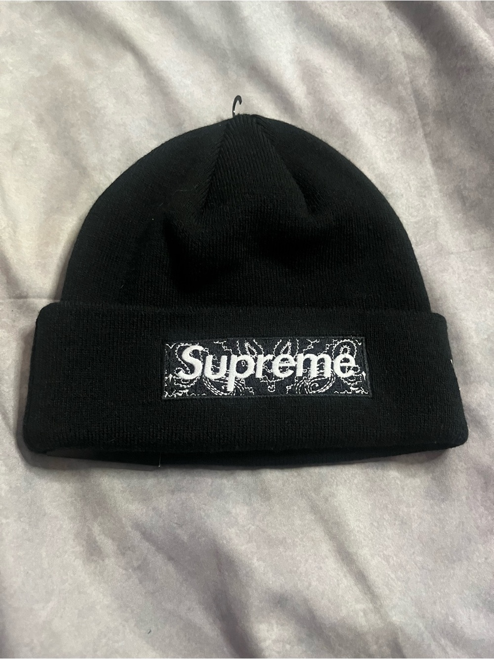 Supreme Black Box Logo Beanie